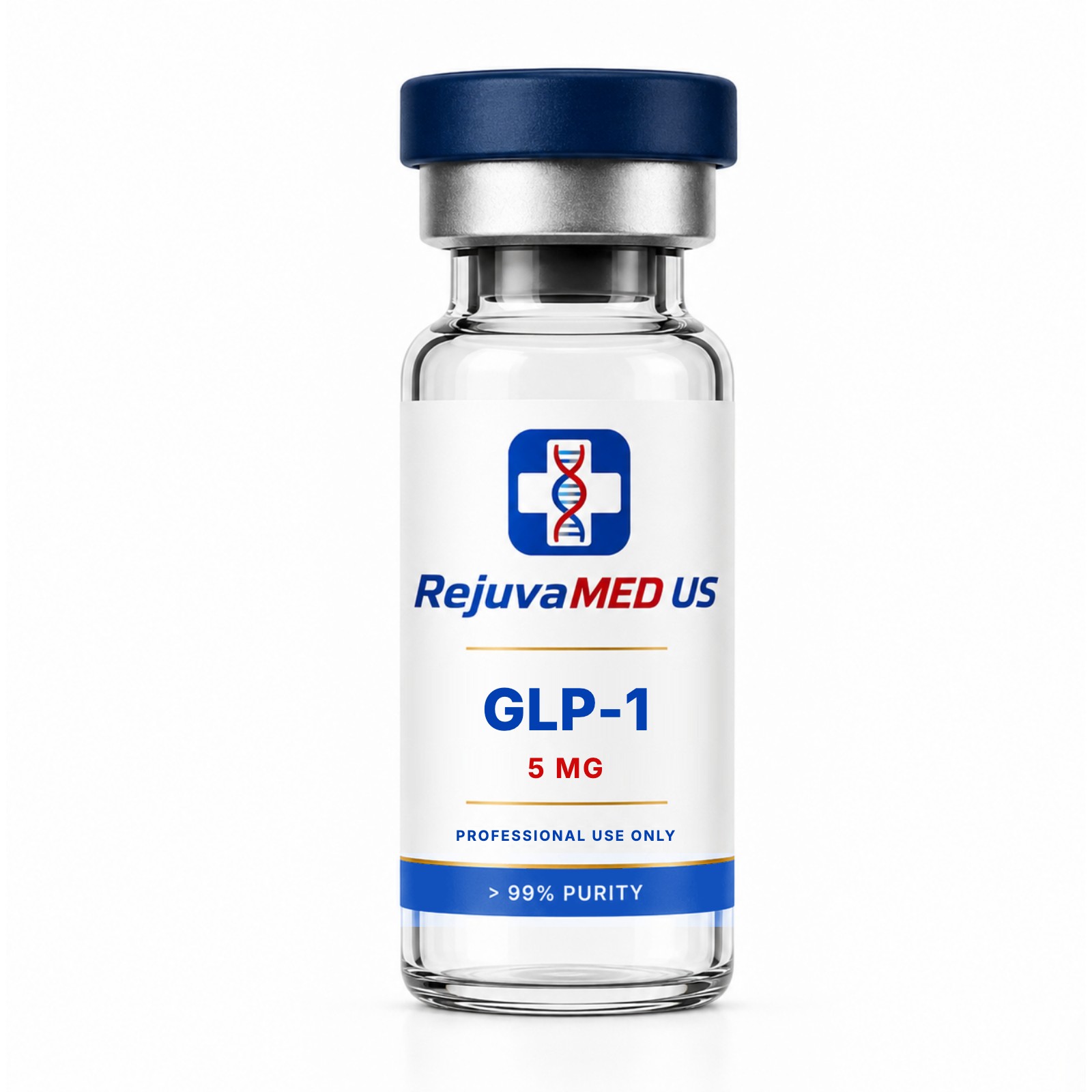 RejuvaMED US GLP-1 research peptide vial
