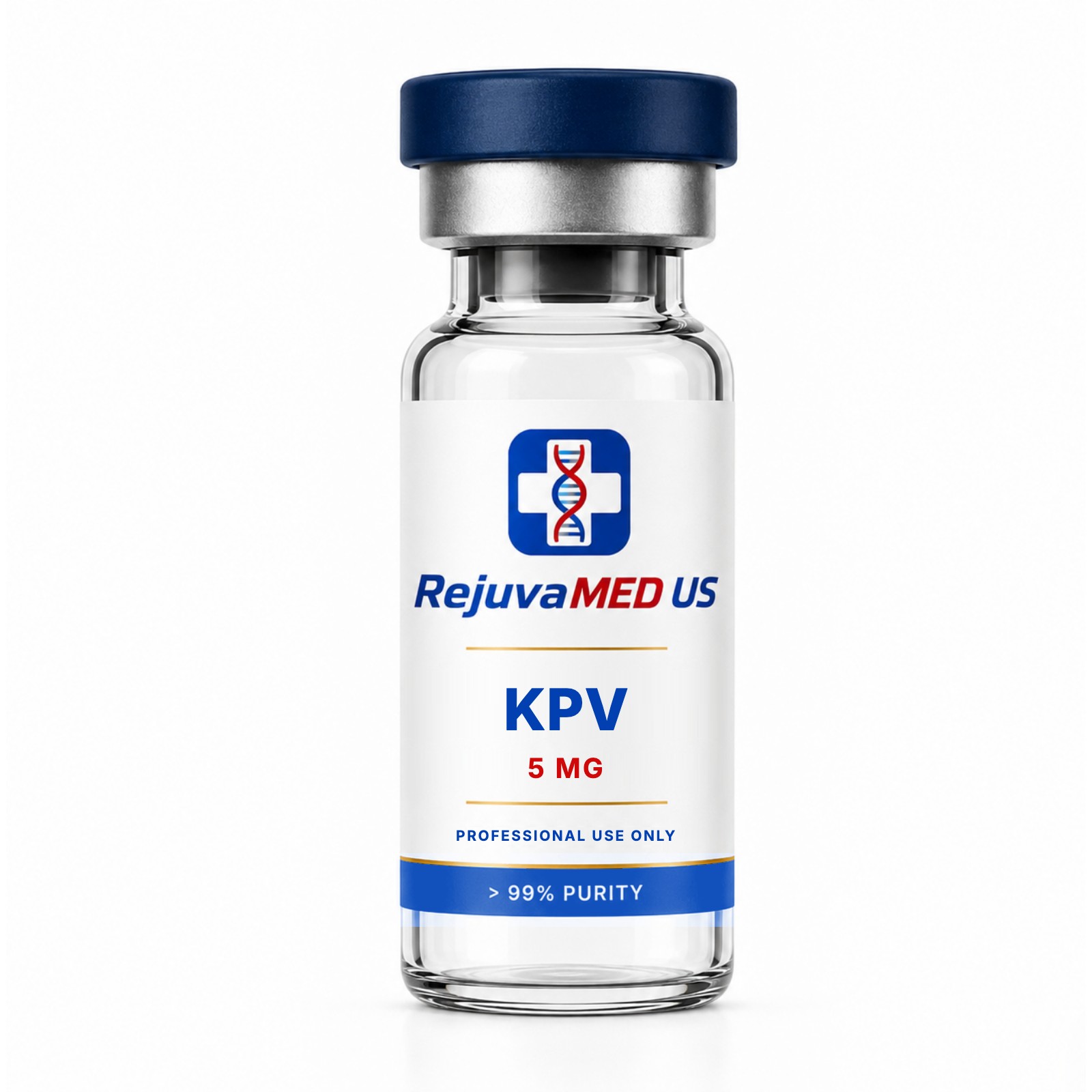 RejuvaMED US KPV research peptide vial